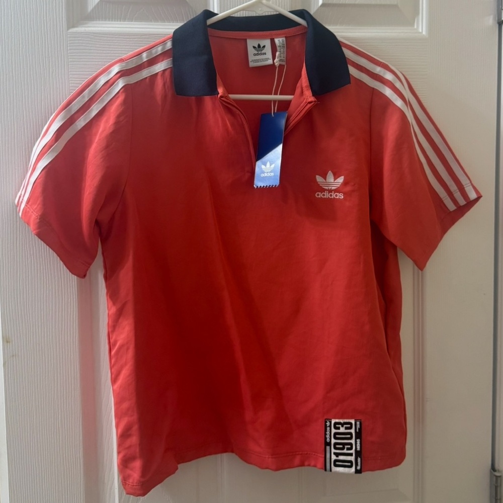 Adidas women’s crop Polo Shirt